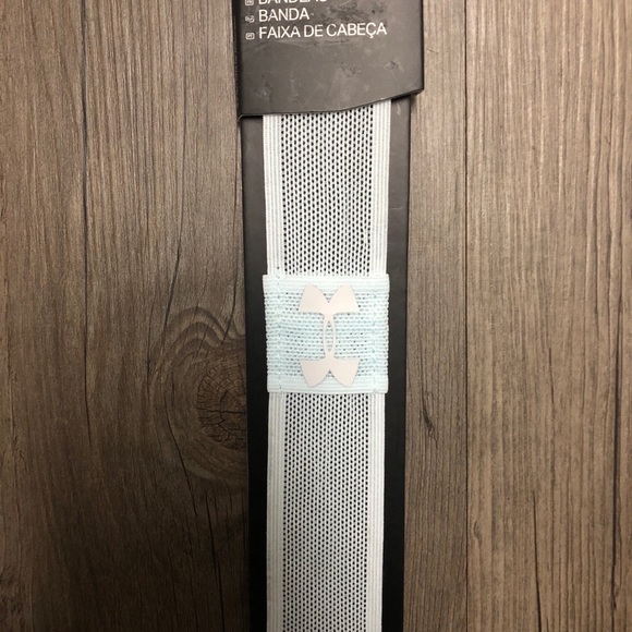 Under Armour Women's Mesh Headband Light Blue One - Picture 2 of 6